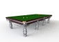 Mobile Preview: Riley Aristocrat Silver Leg Finish Full Size Standard Cushion Snooker Table (12ft 365cm)